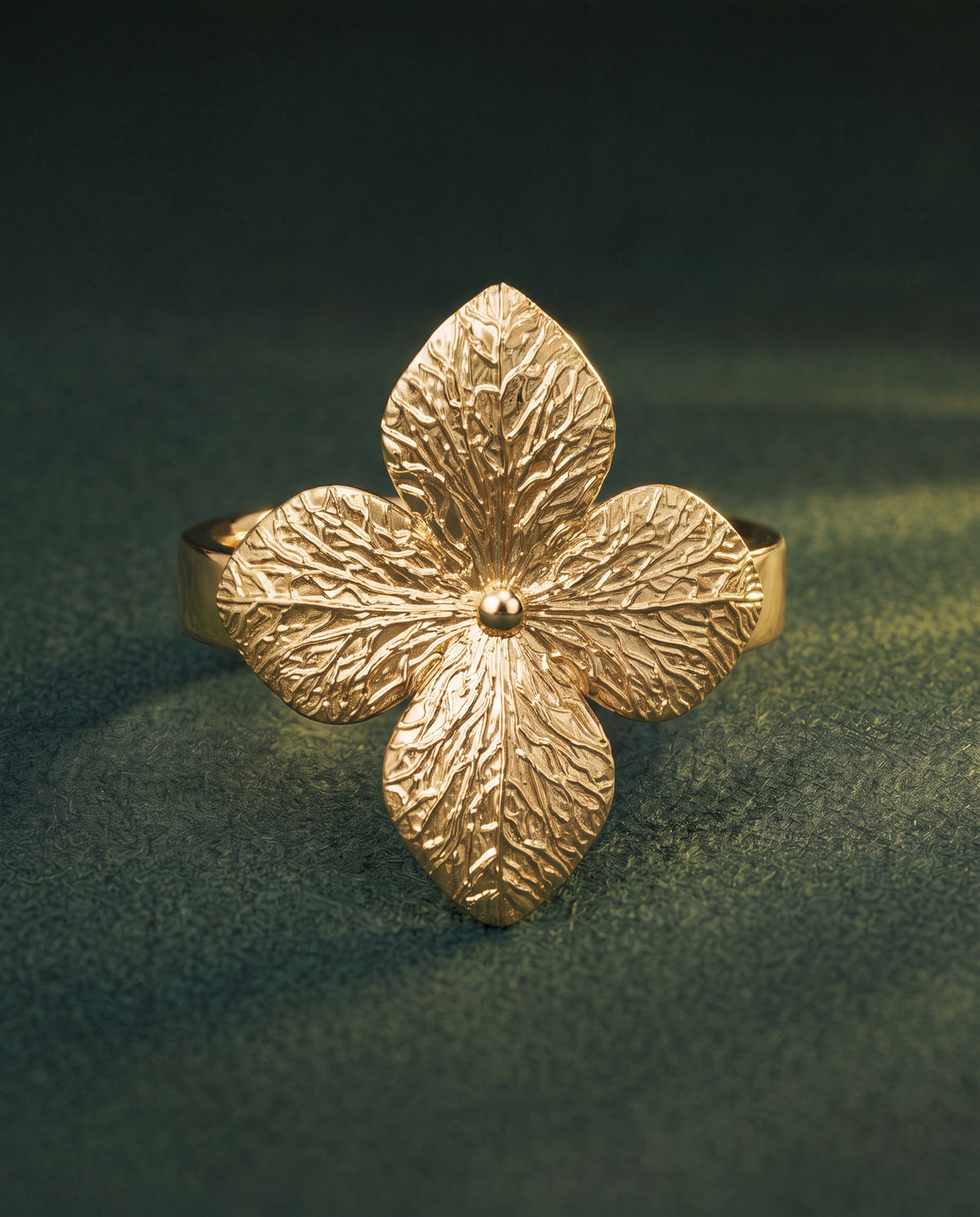 Bague douce hortensia